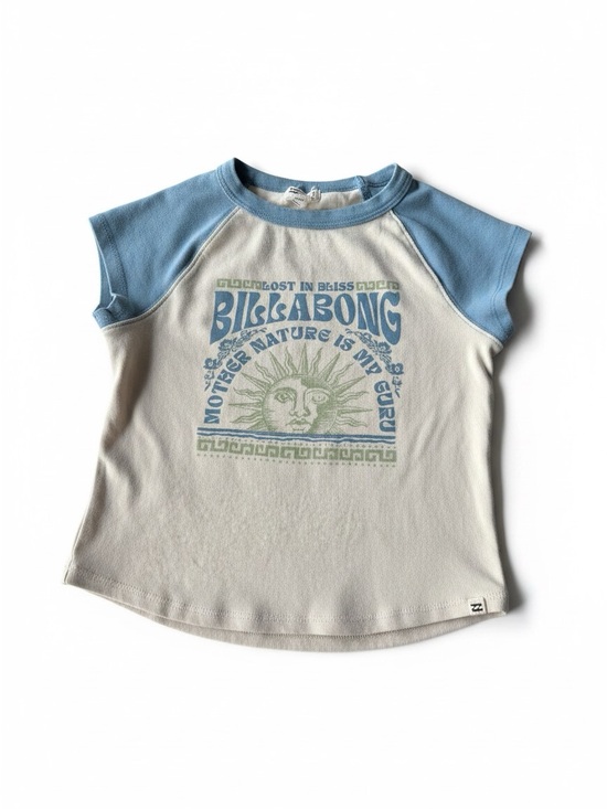 Billabong Other - Billabong Kids Graphic Tee in Cream and Light Blue.